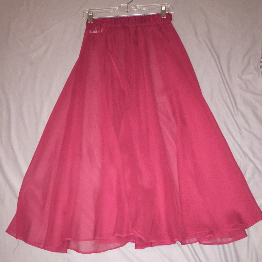 Beautiful wine colored skirt